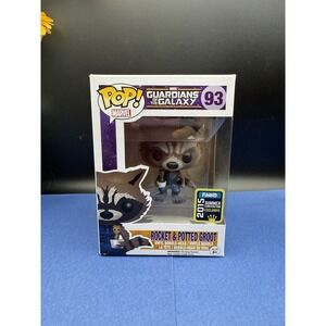 Funko Pop! Marvel - Rocket & Potted Baby Groot #93 (Summer Convention Exclusive)